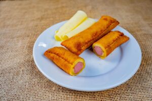 Enroladinho de Risólis com Queijo